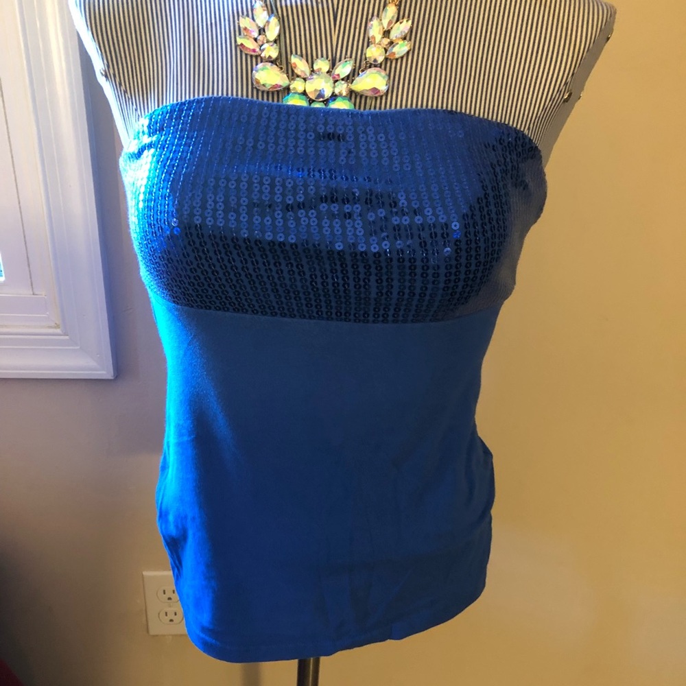Royal Blue Party Top